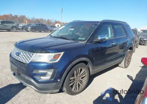 2016 Ford Explorer Platinum z USA, uszkodzony, nr VIN 1FM5K8HT4GGA60860